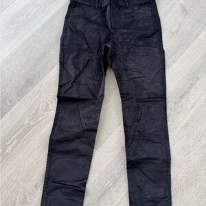 Old Navy Pixie Skinny Pants Black High Rise Size 10 NWT Work Office (faux velvet